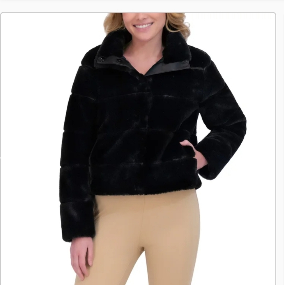 (Ew)Karl Lagerfeld Women's Faux Fur Jacket